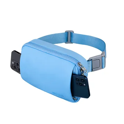 WATERFLY Waterproof Bum Bag Waist Bag Crossbody bag Pouch Bag Chest Bag Money belt bag Womens Mens Hip Bag for Outdoor Travel Hiking