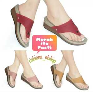 Sandal Wanita Jepit trendy 5cm Terbaru/rizkiana olshop