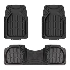 strong Weather Deep Tray Rubber Floor Mats Waterproof not Slip Trim to Fit Auto Interior for Cars SUVs Trucks