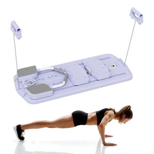 Multifunctional Fitness Board Exercise Machine with Phone Holder Abdominal Board Push Up Board for Full Body Workout