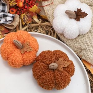 Halloween Decoration Festive Pumpkin Figurine Spooky Party Ornament Holiday Table Decor for Home Office Bar Haunted House Seasonal Decoration