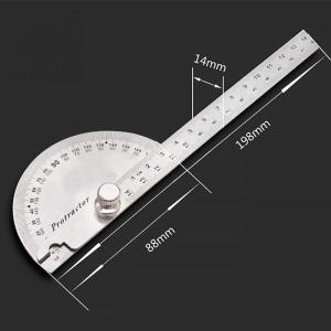 Protractor Jangka Busur Derajat Mistar Penggaris Degree 180 Drajat Ukur PR180