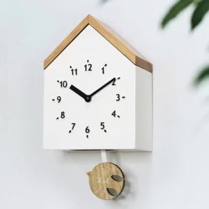FFBH Pendulum Wall Clock Modern Nordic Wall Watch Elegant Silent Clocks Aesthetic Luxury Living Room Watches Interior Accessories H8M4T