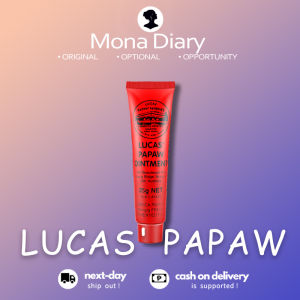 Lucas Papawauthentic moisturizing repairing wounds diminishing lip lines exfoliating buttocks soothing mosquito bites moisturizing dry hands and feet 25g【Ready stock】