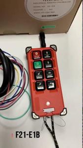 LCC F21-E1B Industrial remote controller AC 220V 380V DC 12V 24V wireless switches Hoist Crane Control Lift Crane 686mhz 1 Reciever 1 Transmitter