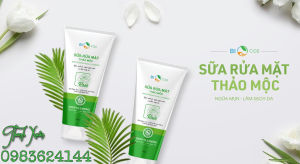 Sữa Rửa Mặt Thảo Mộc Trắng Da BioCos Dành Cho Da Dầu Mụn Ẩn Da Khô Hỗn Hợp Làm Sạch Sáng Da Phù Hợp Da Nam Và Nữ Giới 100gr Mới 2022