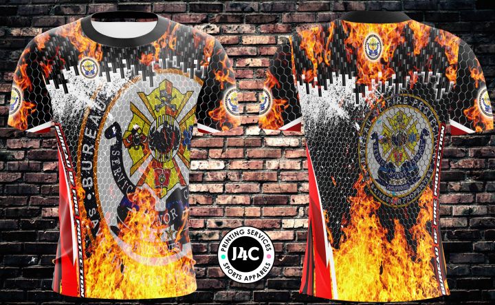 BUREAU OF FIRE PROTECTION BFP FULL SUBLIMATION SHIRT F | Lazada PH