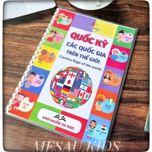 Học Liệu Quốc Kỳ Các Quốc Gia - Đồ Chơi Giáo Dục Phát Triển Trí Tuệ Cho Bé