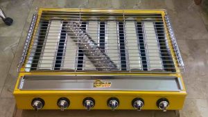 Bếp nướng gas BBQ 8 họng dài cao cấp