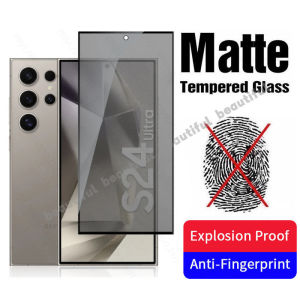 1-3pcs Matte Tempered Glass For Samsung S24 Ultra Screen Protector Phone Film SamsungS24 Sumsungs23FE Samung S 24 Plus S24Ultra S24U S24+ 5G Full Cover Frosted Front Film
