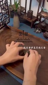 Lư hương rồng và phượng với cuộn hương hương bột không dính lư hương hợp kim đồng kim loại sản phẩm phụ kiện lễ trà giá đỡ hương