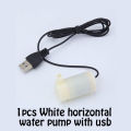 มอเตอร์ไมโคร Pump120L/ชม. DC 5V USB เสียงรบกวนต่ำมอเตอร์ไร้แปรงสำหรับของตกแต่งงานปาร์ตี้ปั๊มน้ำแบบจุ่ม. 