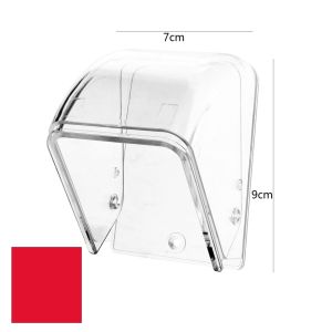 3Pcs Waterproof Cover for Wireless Doorbell Transparent Outdoor U-shaped Full Protection Dustproof Ring Button Rain Cover Door Bell Button Protector