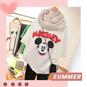 LH.Sunshine เสื้อยืดสกรีนลายการ์ตูนสุดจ๊าบ ดีไซน์อาร์ตถูกใจสายติสท์แน่นอน มี 5 สีเลยจ้าสาวๆ