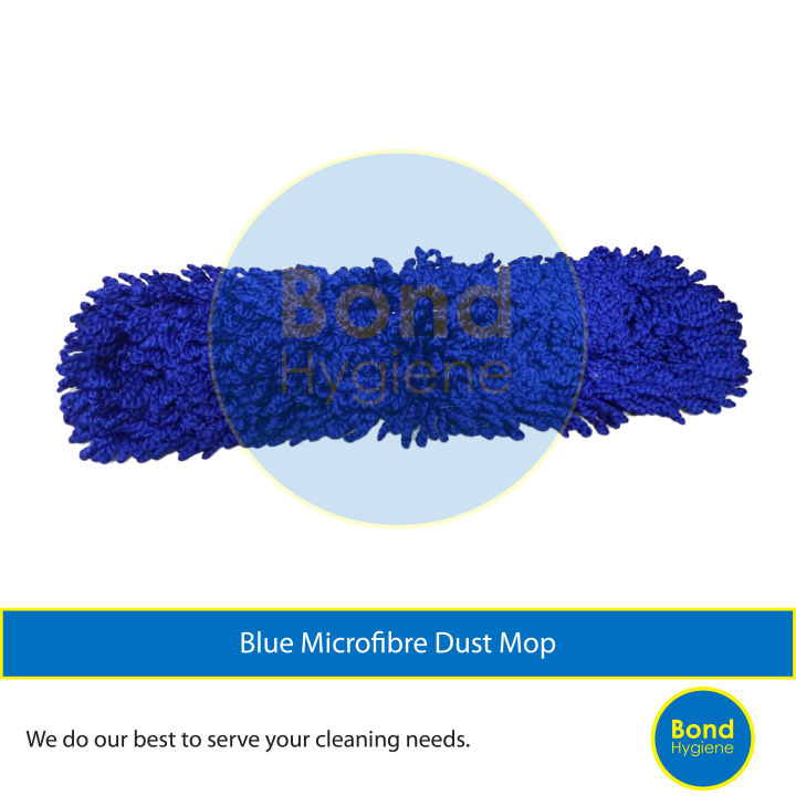Microfiber Dust Mop Refill Sleeve (Blue) 60cm & 80cm Lazada