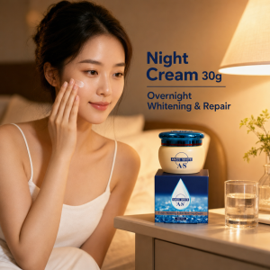AMOS WHITE AS NIGHTCREAM 30g 7 DAYS WHITENING – Whitening Fade Freckles Oil Control Moisturizing Firming Anti-Aging
