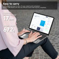 GOOJODOQ 2024 Aluminium Metallic Alloy Magic Keyboard Case for iPad Air 4/5/6 10.9" For iPad Pro 11 LCD Display Keyboard. 