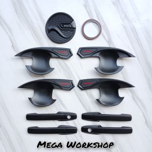 Paket Handle Outer Tank Cover Mobil BRIO 2023 - 2024 Hitam Premium All Variant
