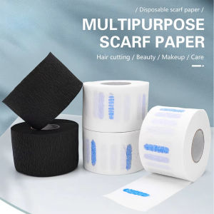 1/5 Rolls Neck Tissue Disposable Neck Paper for Barber Salon Non-woven Fabric Anti-breakage Neck Paper