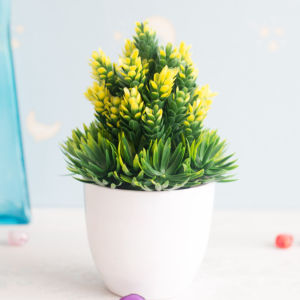 Chậu dứa giả may mắn tài lộc (Kèm chậu) FREESHIP Hoa giả trang trí để bàn phòng khách đẹp ML23