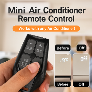 Portable Mini Air Conditioner Remote Control Lanyard Button Universal Se