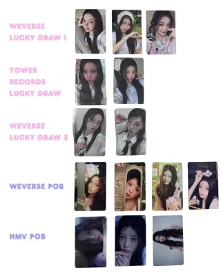 [PHOTOCARD] ILLIT Japan 1st Single Toki Yo Tomare Weverse POB / Lucky Draw