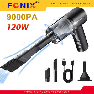 FONIX Wireless Vacuum Cleaner 9000Pa Electric Air Duster for Home and Car Cleaning USB Rechargeable 1200mAh Battery