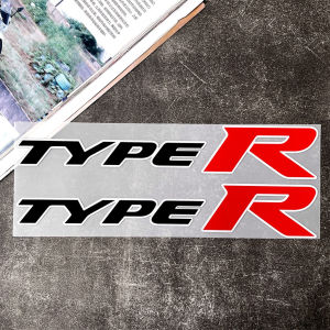 2 PCS Type R Car Sticker Reflective Automobile Body Windshield Decor Vinyl Decals for Honda Accord Civic Retrofit TYPER CRV TYPE R