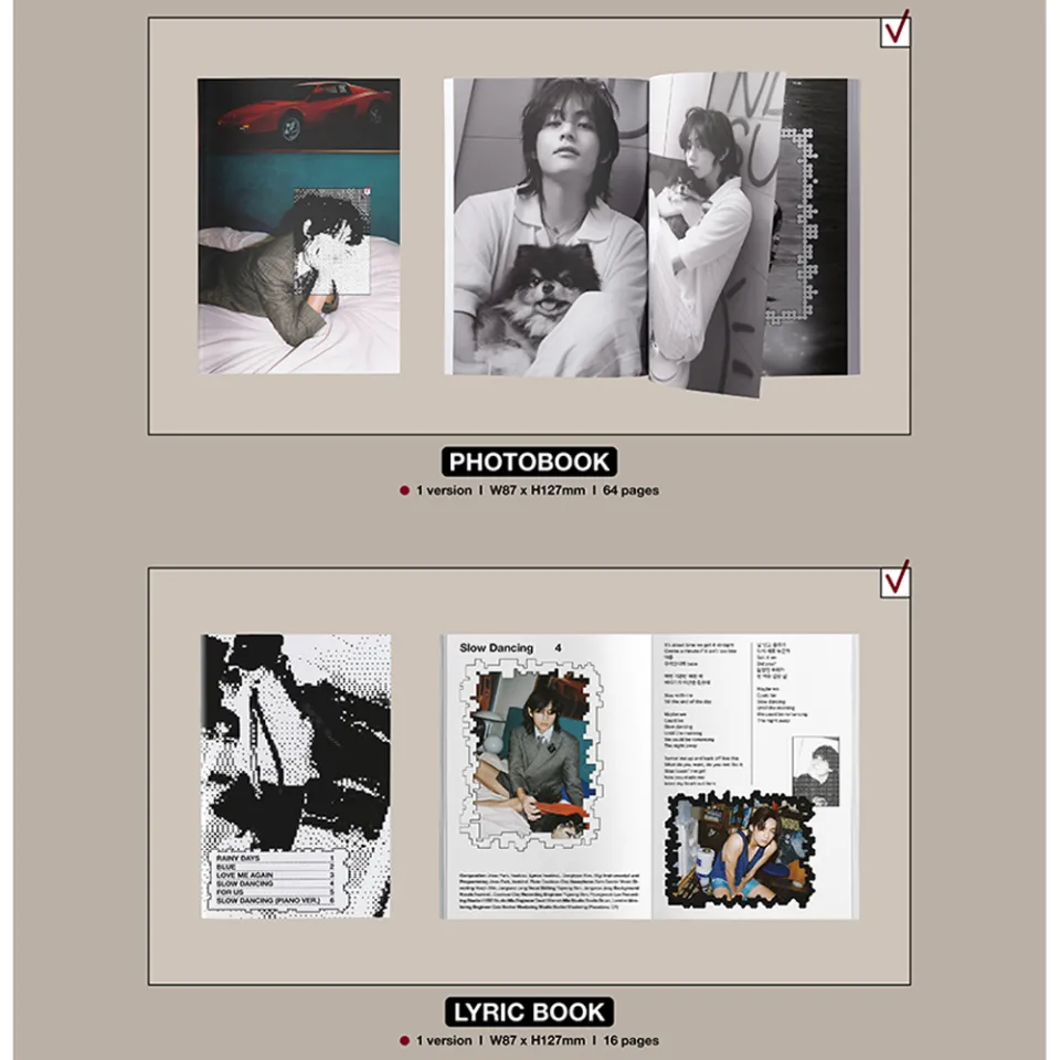 BTS V - 1st Solo Album [ Layover ] Weverse Album Ver. | Lazada