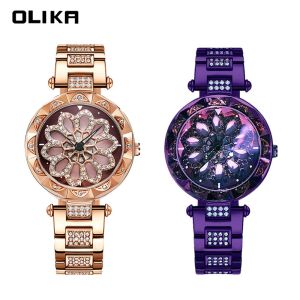 【COD】Lucky on Your Turn: Luxury Rhinestones Sparkling Fortune Quartz Watch