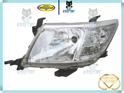 ไฟหน้า ไฟตาหน้า วีโก้ แชมป์ ปี 2011-2014 TOYOTA VIGO CHAMP โตโยต้า ไฟหน้าวีโก้ แชม ไฟมุมสีขาว