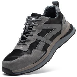 Brand WHITBY (COD 3 Days Delivery)New Men Work Shoes Safety Shoes Men Work Boots Anti-puncture Safety Shoes Man Light Steel Toe Shoes For Women