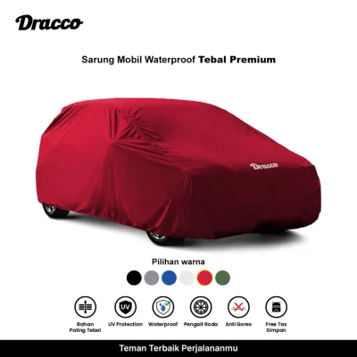 DRACCO sarung mobil TOYOTA FORTUNER waterproof anti UV tebal CARPROOF cover mobil free tas simpan