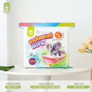 Khăn vải khô Mipbi chính hãng khăn khô đa năng cao cấp dành cho mẹ và bé 600g
