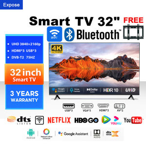 KAMPEON Smart TV 43 Inches Android 12 Digital 4K TV OLED Bluetooth Television Flat Screen Smart TV Google TV