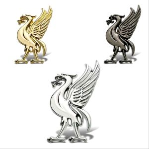 สติ๊กเกอร์โลหะโลโก้ลิเวอร์พูล 3D. พร้อมส่ง กทม