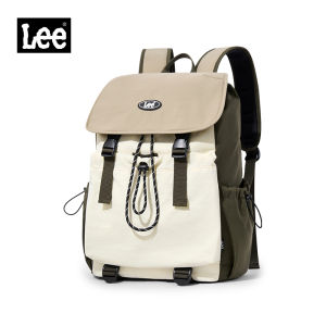 LEE Hàn Quốc Balo Hiện Đại Nam Giới sức chứa lớn Lật Bao Phủ Dây Kéo 17.3 "ngăn đựng laptop túi thời trang Gói Cho Thường đi lại Ba lô đi học Sinh Viên Đại Học