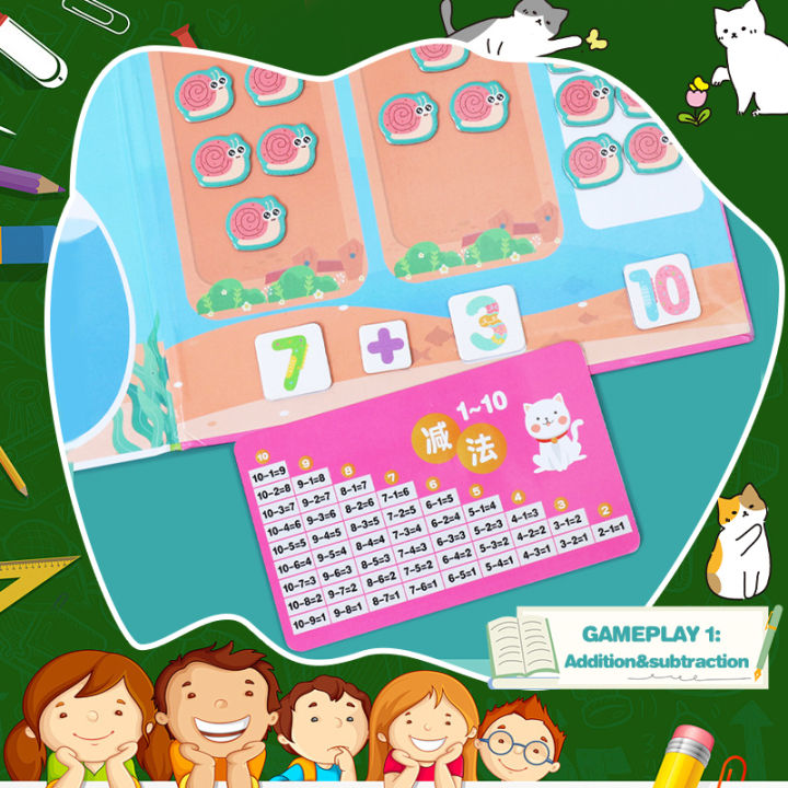 Children's Arithmetic Early Education Puzzle Number Textbook