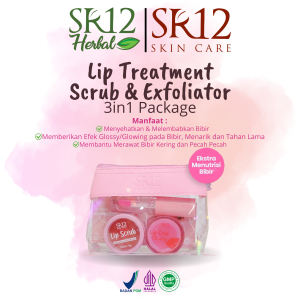 SR12 Lip Treatment 3in1 Paket Perawatan Bibir Melembabkan Intens Menyehatkan Warna Alami Bibir BPOM
