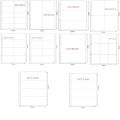 MKEB PP A4 Kpop Photocard Binder DIY Transparent Photo Album Refill Pages Stationery Multiple Pockets Card Stamp Die Jewelry Storage. 