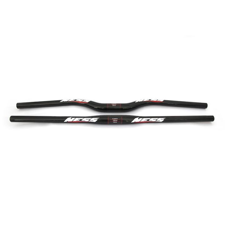 NESS Full Carbon Fiber MTB Bicycle Handlebar Riser/Flat