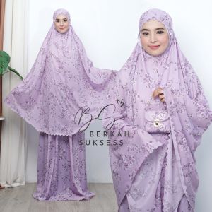 Mukena Traveling Motif  Terbaru 2 in 1. Mukena Traveling Mini Pouch Dewasa