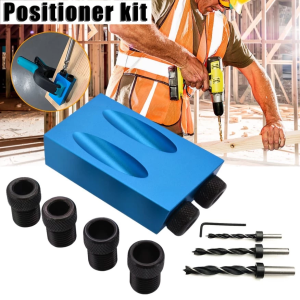 14PCS/Drill Guide Hole Handheld Pocket Drill Hole Jig Puncher Locator Woodworking Reamer