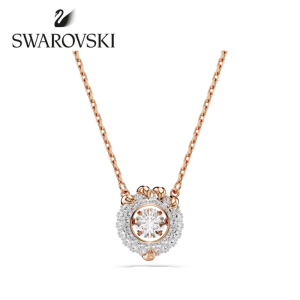 สร้อยคอจี้เพชรสีขาว SWAROVSKI หรูหรามังกรและฟีนิกซ์ สร้อยคอแฟชั่นสตรีเงินสเตอร์ลิง S925