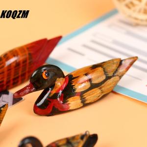 KOQZM 2Pcs Vintage Resin Pair Of Mandarin Ducks Chopstick Holder For Home Decor