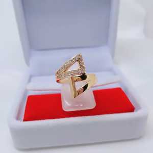 Cincin  Xuping Wanita Aksesoris Fashion Awet Tahan Lama Anti Karat Cocok Untuk Harian G9-3F