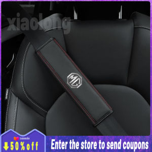 Miếng Đệm Vai Dây An Toàn MG Chất Lượng Cao Phụ Kiện Nội Thất Xe Hơi Logo Dây Da TF ZR EV GS EZS RX5 ZT 3SW Saloon ZS MG3 MG5 MG6 GT HS