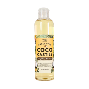 WRS All Natural Unscented Coco Castile Liquid Soap | Pure & Natural Cleanser for Sensitive Skin 250ml | 500ml | 1 Liter