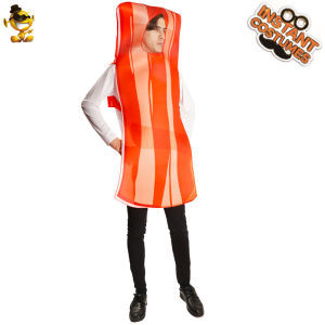 Halloween Men and Women Couple Poached Egg Bacon Party Costume   Funny Gourmet Cosplay Costume