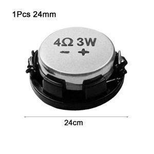 NALANILI 1/2Pcs 1Inch Mini Full Range Speaker 4Ohm 3W 20/24/28mm Home Theater DIY Speaker Durable Round Neodymium Loudspeaker for Bluetooth Compatible Speaker Audio Equipment DIY Accessories